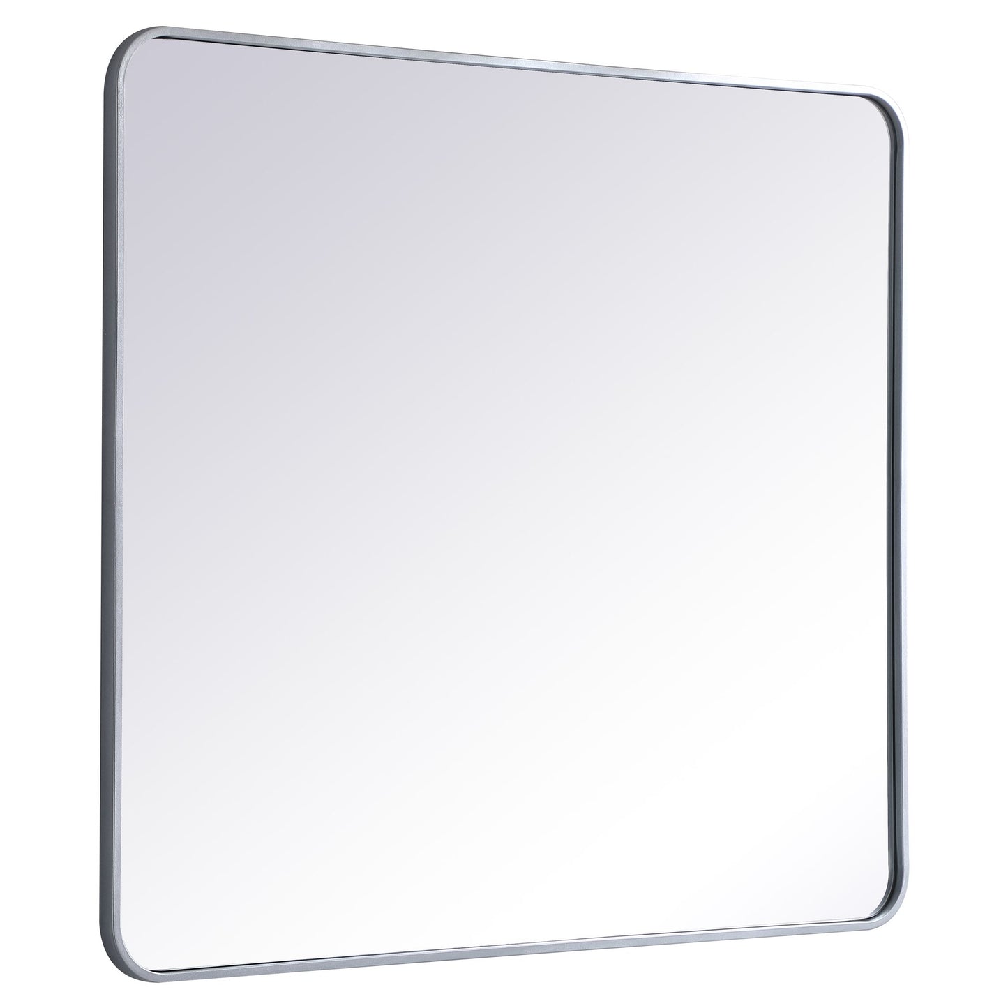 MR803640S Evermore 36" x 40" Metal Framed Rectangular Mirror in Silver