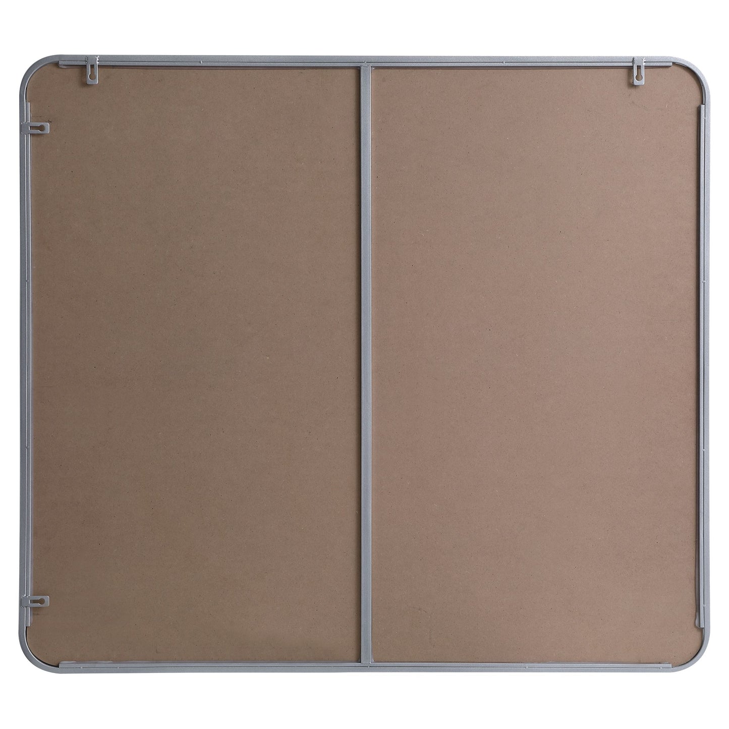 MR803640S Evermore 36" x 40" Metal Framed Rectangular Mirror in Silver