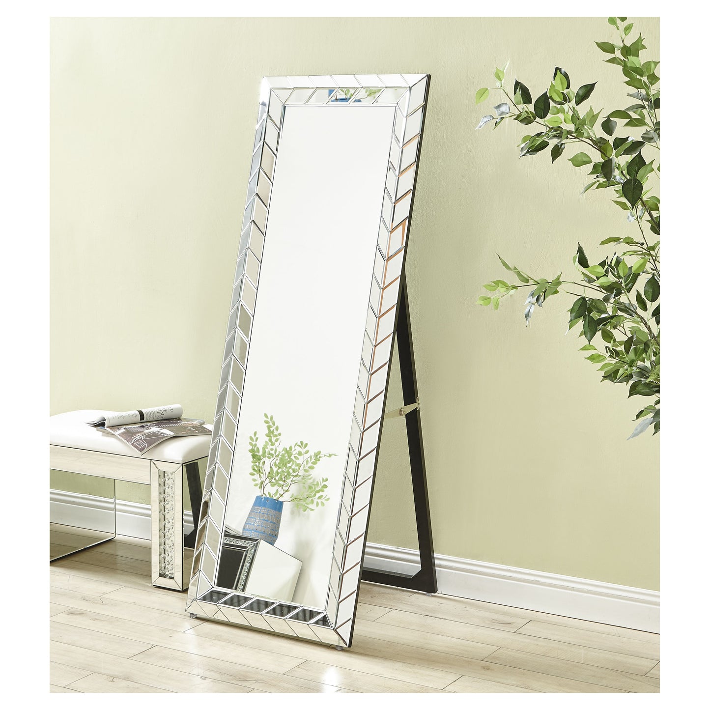 MR9124 Modern 22" x 63" Floor Mirror
