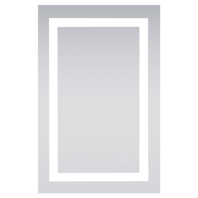 MRE-6001 Nova 20" x 30" LED Mirror in Glossy White - 5000K