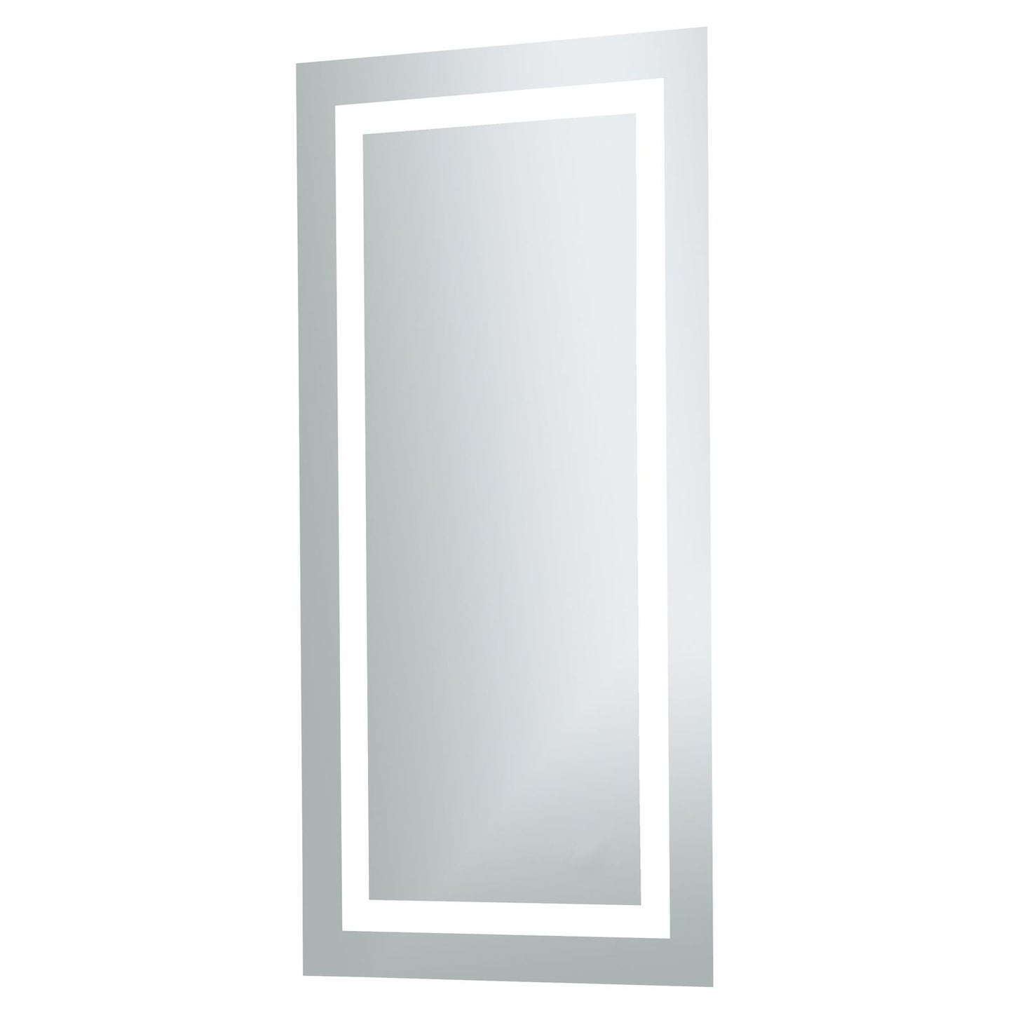 MRE-6002 Nova 20" x 40" LED Mirror in Glossy White - 5000K