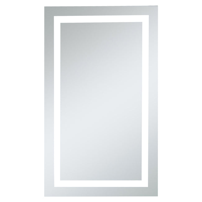 MRE-6004 Nova 24" x 40" LED Mirror in Glossy White - 5000K
