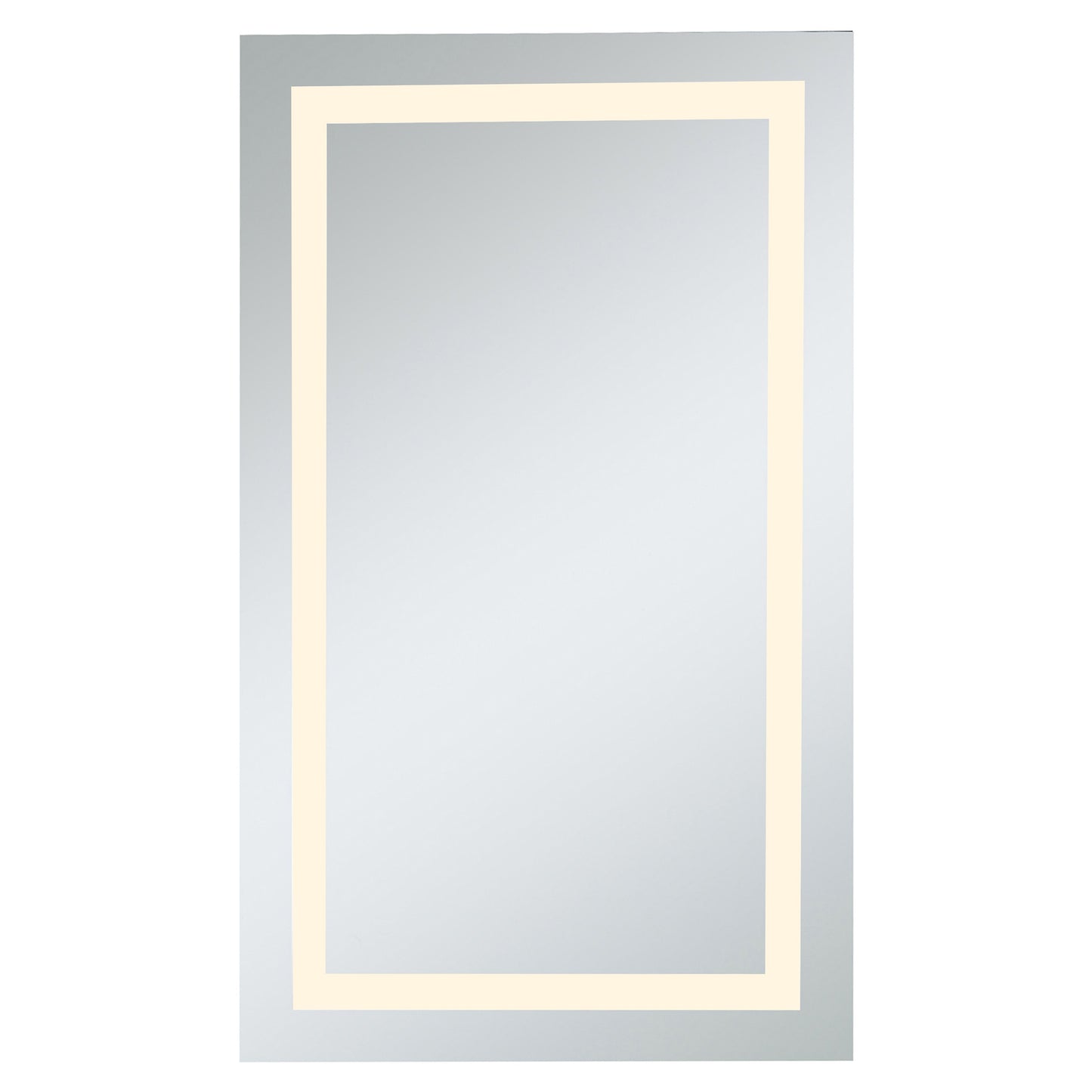 MRE-6014 Nova 24" x 40" LED Mirror in Glossy White - 3000K