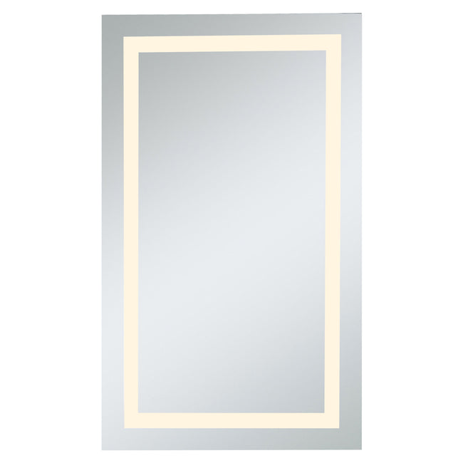 MRE-6014 Nova 24" x 40" LED Mirror in Glossy White - 3000K