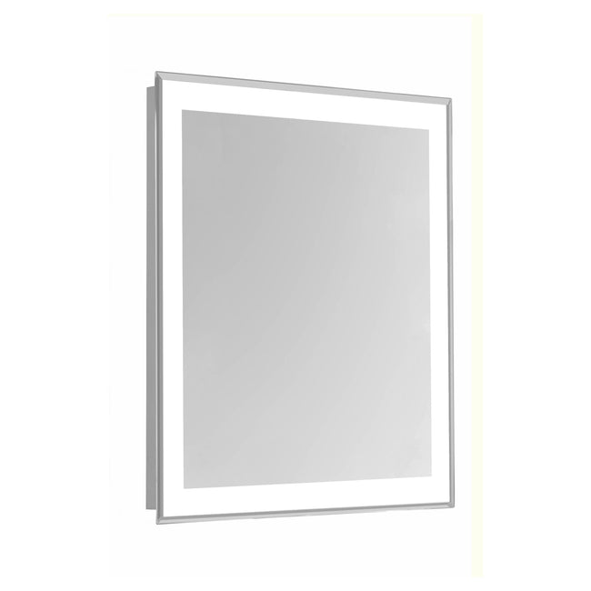 MRE-6104 Nova 24" x 40" LED Mirror in Glossy White - 5000K