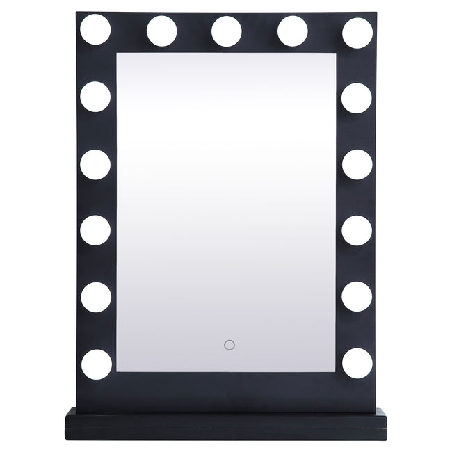 MRE32432BK Brenda 24" x 32" LED Mirror in Black - 5000K