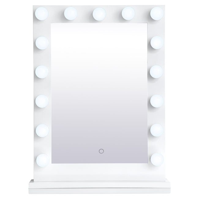 MRE32432WH Brenda 24" x 32" LED Mirror in White - 5000K