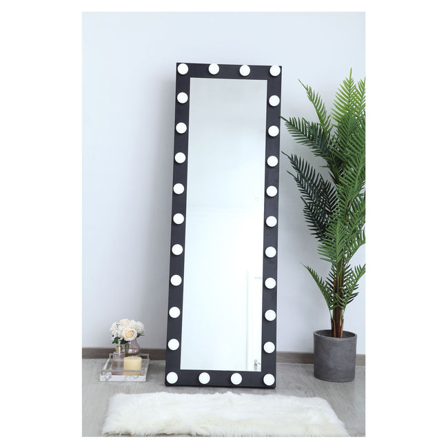 MRE32471BK Brenda 24" x 71" LED Mirror in Black - 5000K