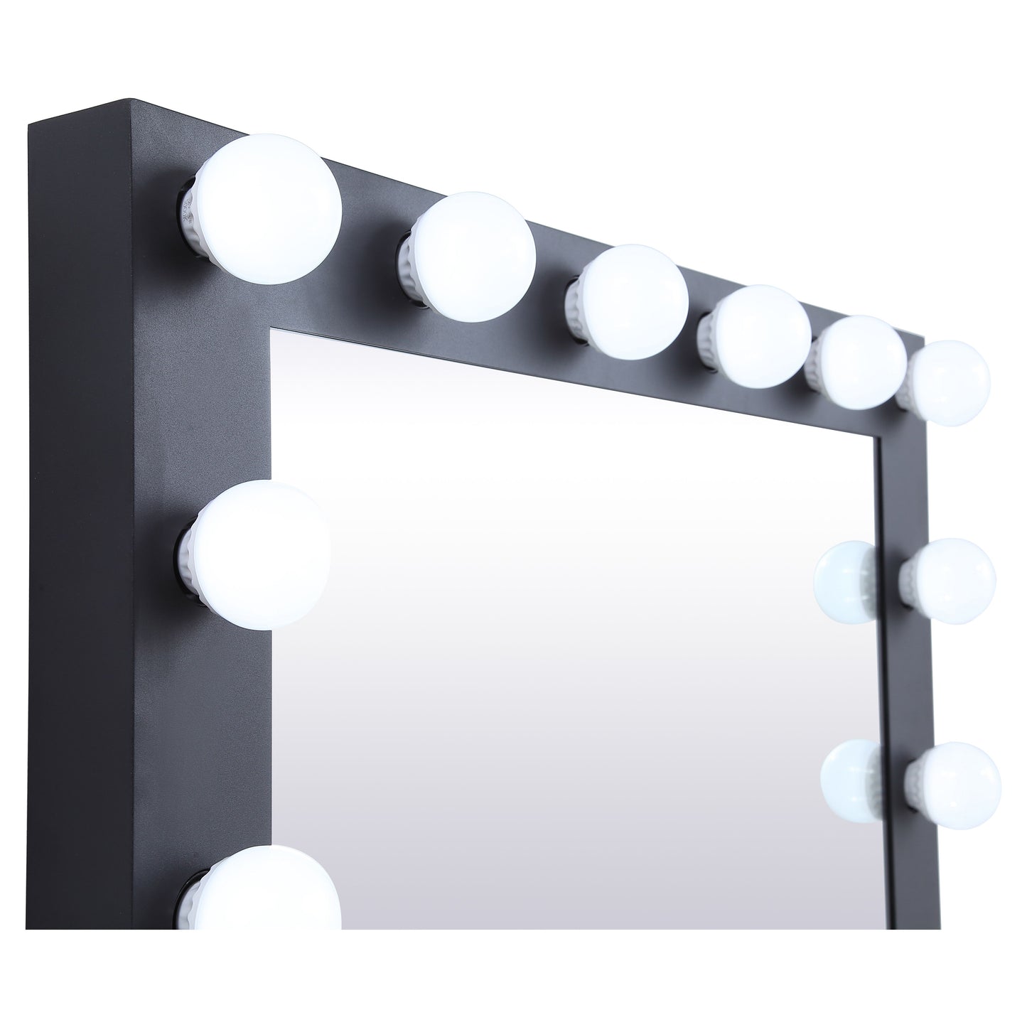 MRE33226BK Brenda 32" x 26" LED Mirror in Black - 5000K