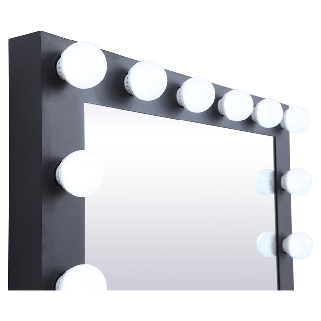 MRE33226BK Brenda 32" x 26" LED Mirror in Black - 5000K