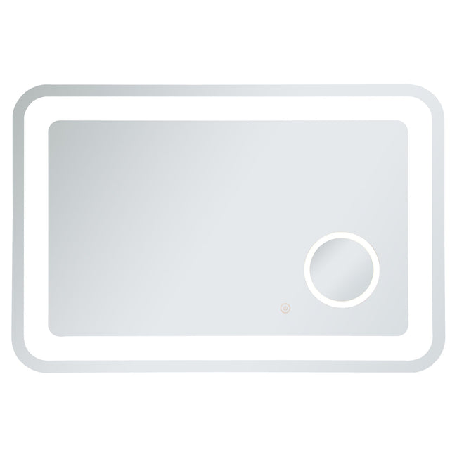 MRE52436 Lux 36" x 24" LED Mirror in Glossy White - Adjustable Color Temp
