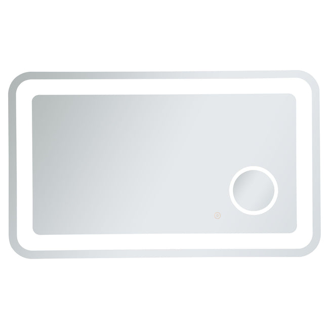 MRE52440 Lux 40" x 24" LED Mirror in Glossy White - Adjustable Color Temp