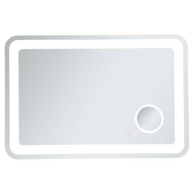 MRE52740 Lux 40" x 27" LED Mirror in Glossy White - Adjustable Color Temp
