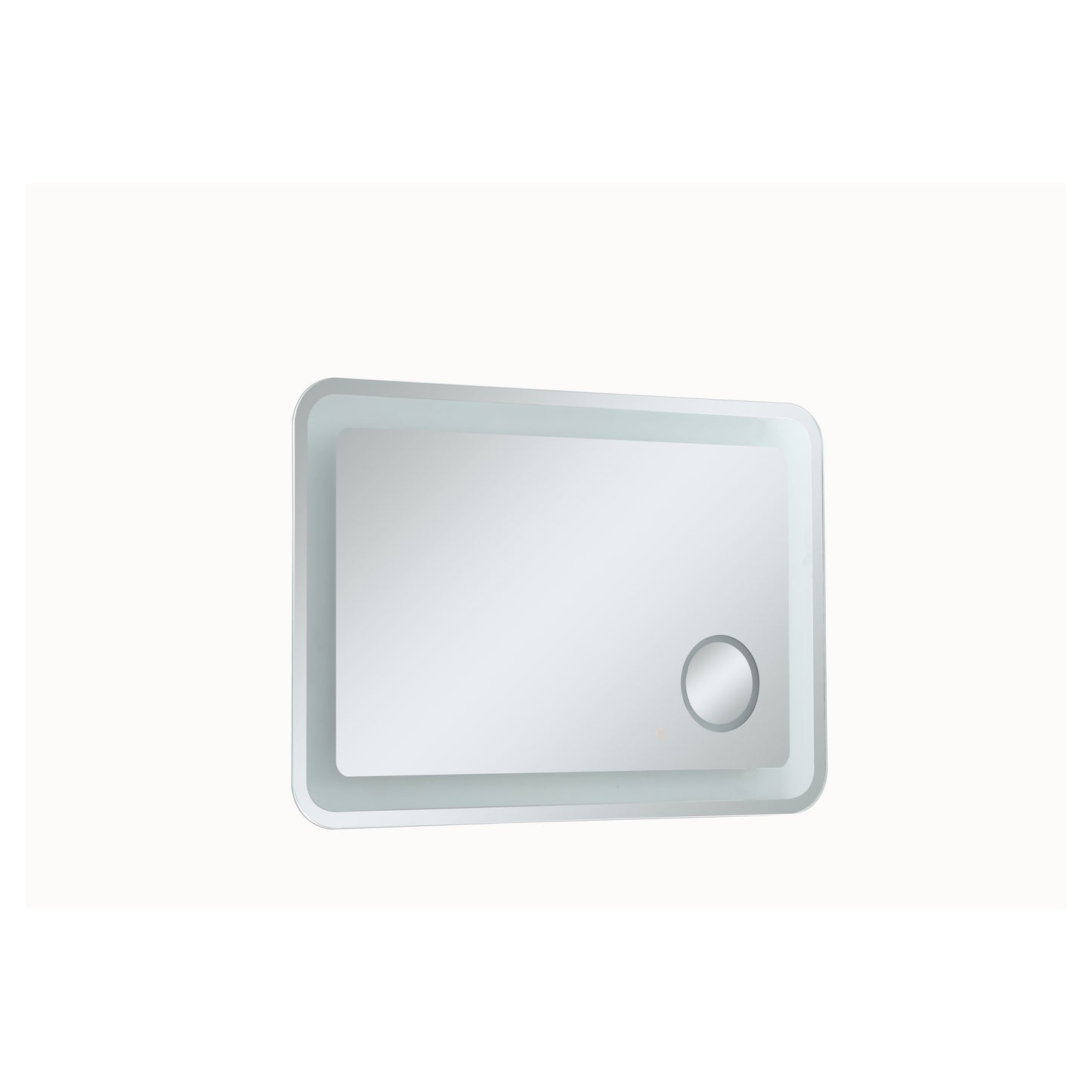 MRE52740 Lux 40" x 27" LED Mirror in Glossy White - Adjustable Color Temp