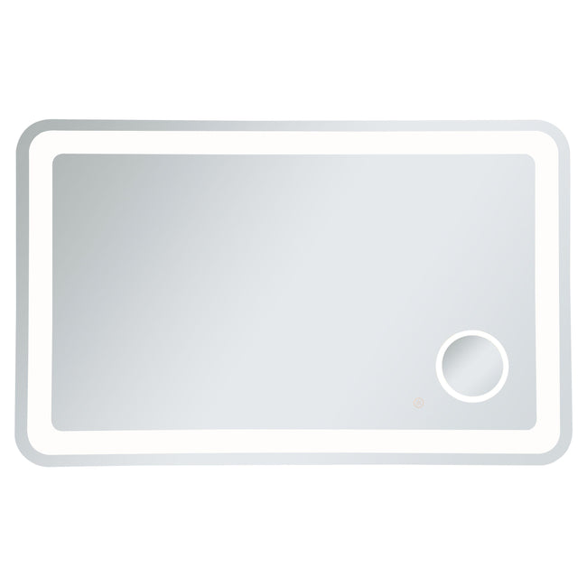 MRE53048 Lux 48" x 30" LED Mirror in Glossy White - Adjustable Color Temp