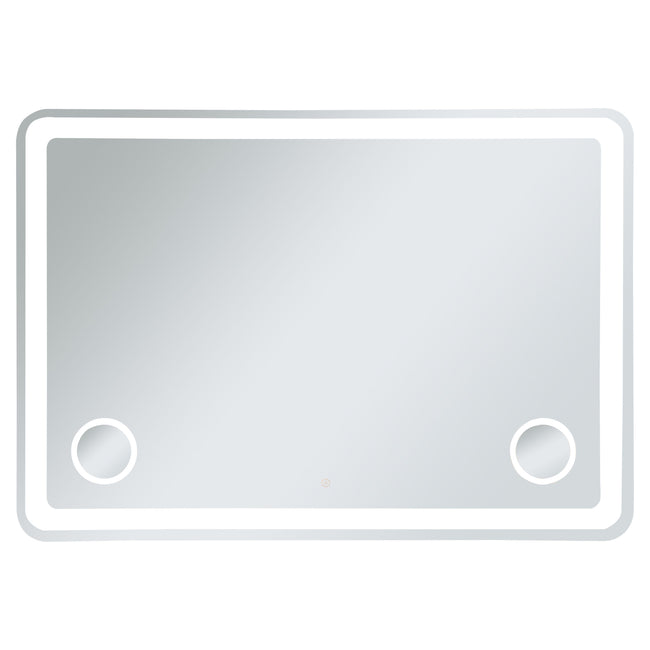 MRE54260 Lux 60" x 42" LED Mirror in Glossy White - Adjustable Color Temp