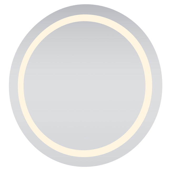 MRE-6015 Nova 30" x 30" LED Mirror in Glossy White - 3000K