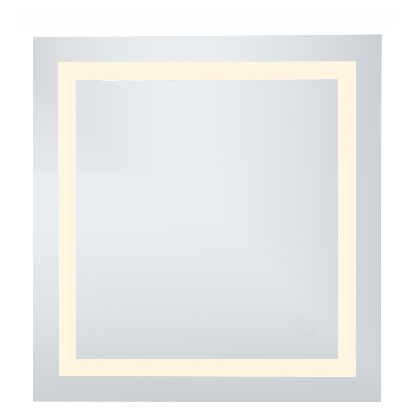 MRE-6020 Nova 28" x 28" LED Mirror in Glossy White - 3000K