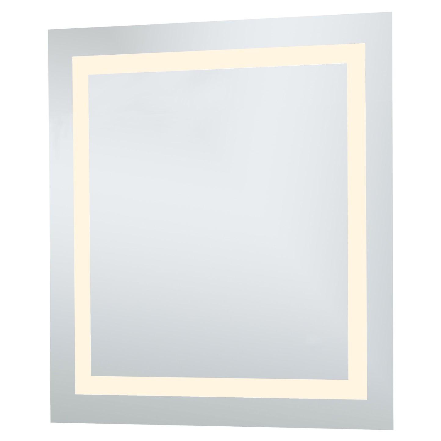 MRE-6020 Nova 28" x 28" LED Mirror in Glossy White - 3000K