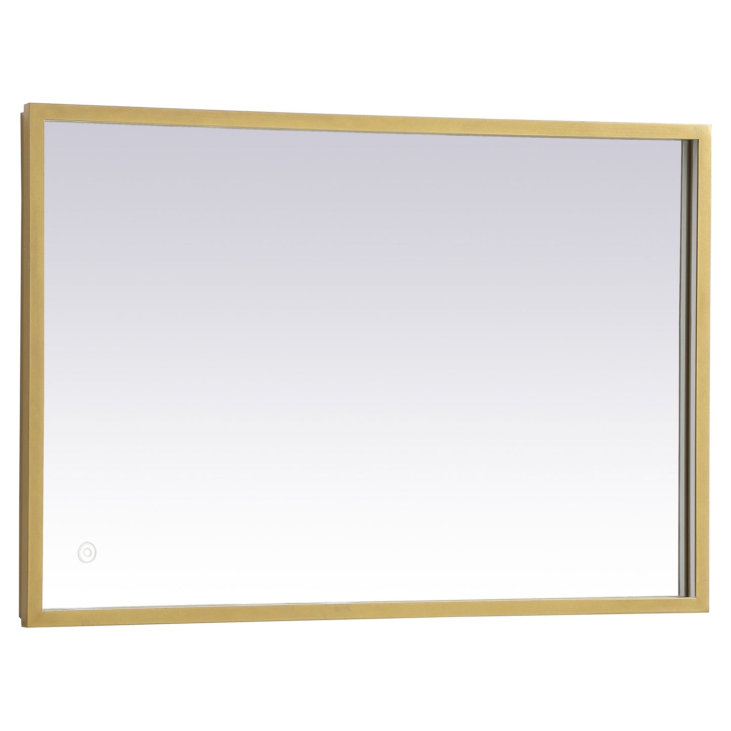 MRE62030BR Pier 20" x 30" LED Mirror in Brass - Adjustable Color Temp