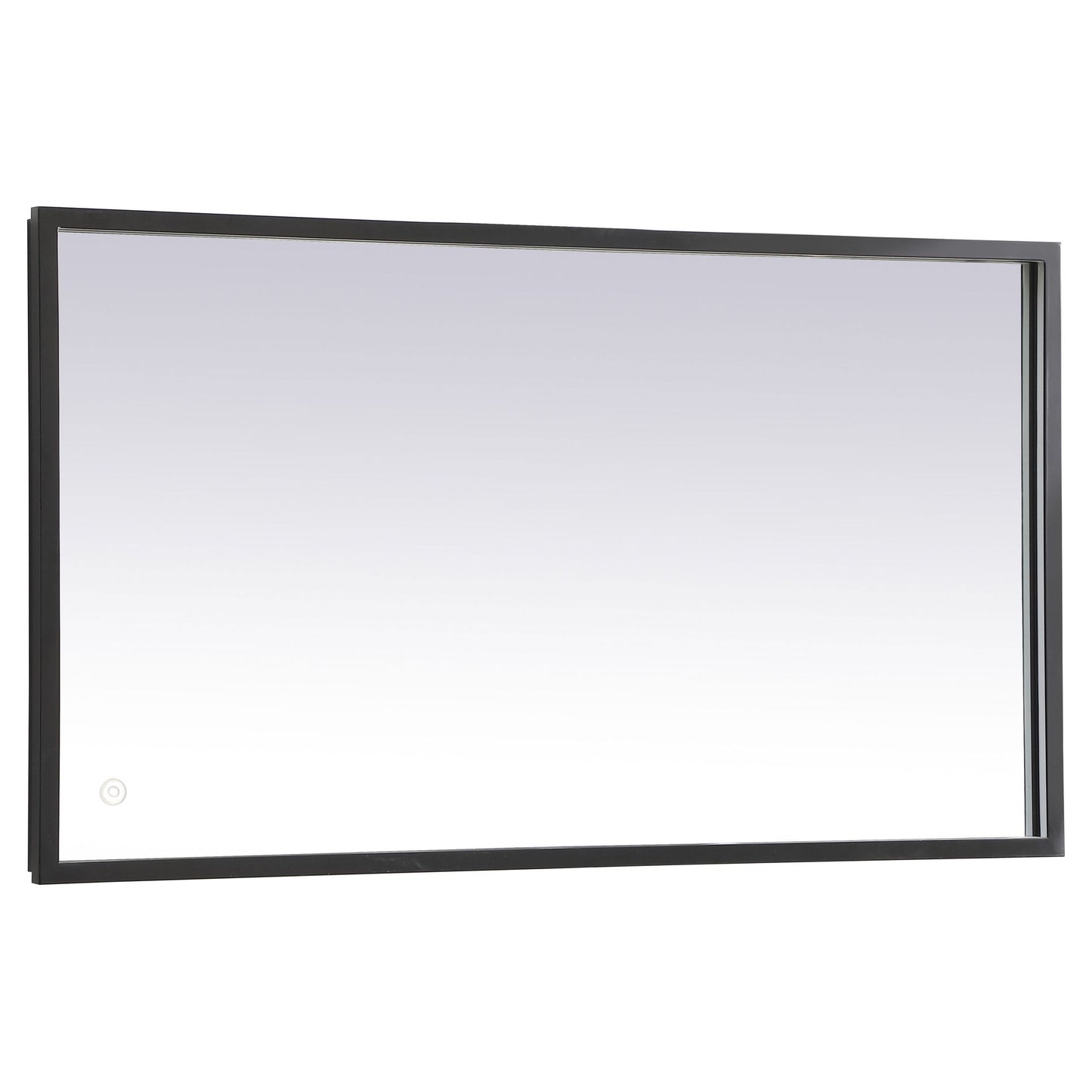 MRE62036BK Pier 20" x 36" LED Mirror in Black - Adjustable Color Temp