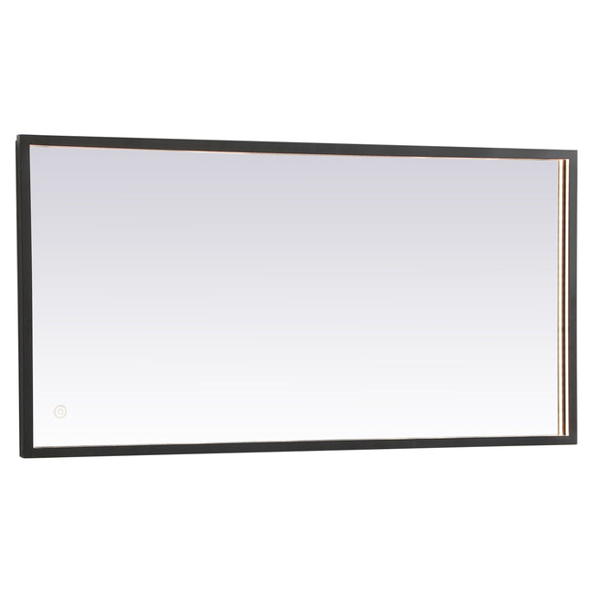 MRE62040BK Pier 20" x 40" LED Mirror in Black - Adjustable Color Temp