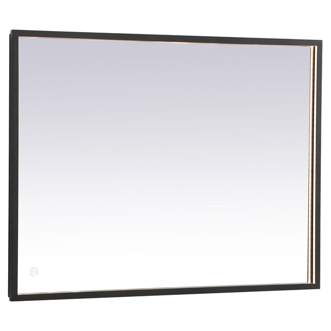 MRE62736BK Pier 27" x 36" LED Mirror in Black - Adjustable Color Temp