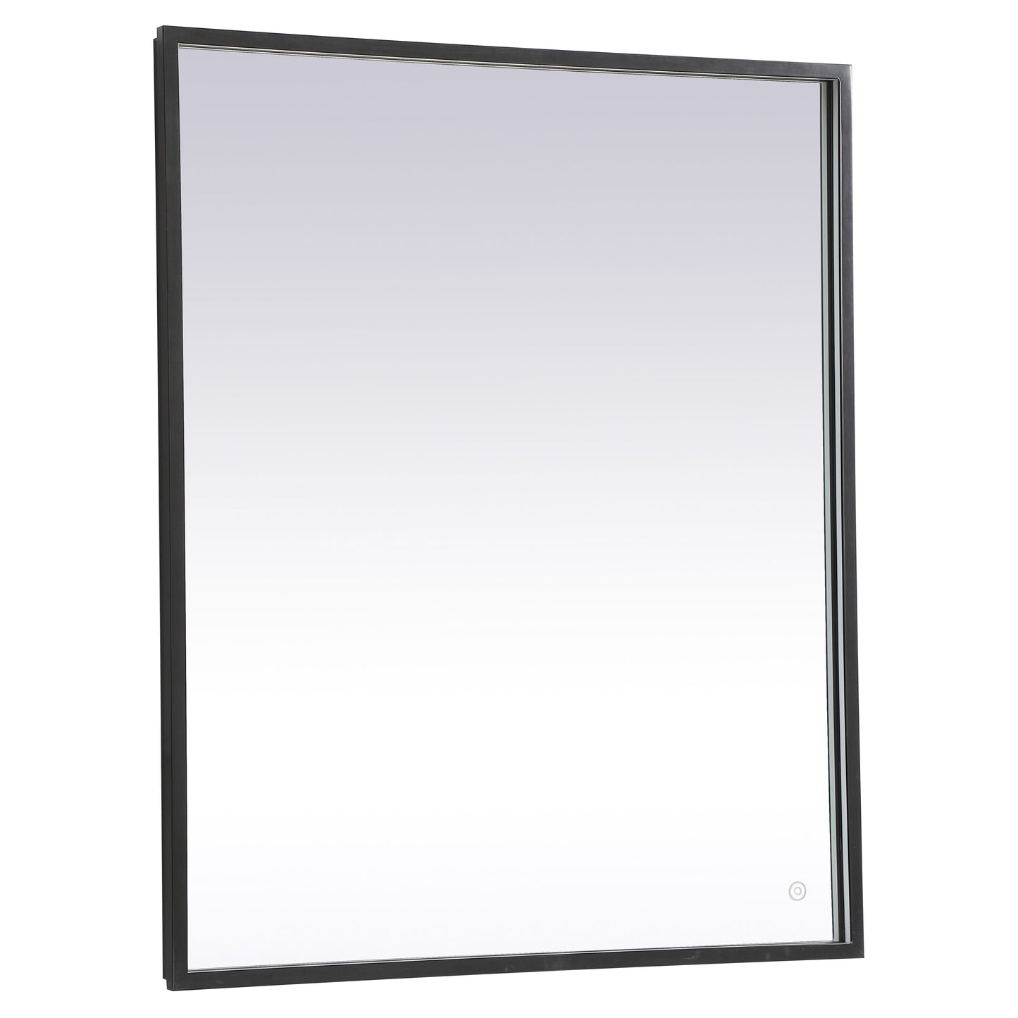 MRE63036BK Pier 30" x 36" LED Mirror in Black - Adjustable Color Temp
