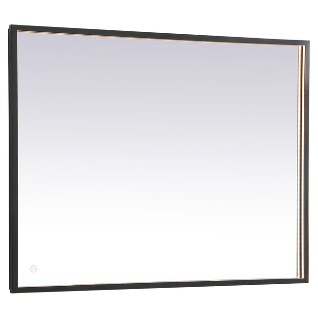 MRE63040BK Pier 30" x 40" LED Mirror in Black - Adjustable Color Temp