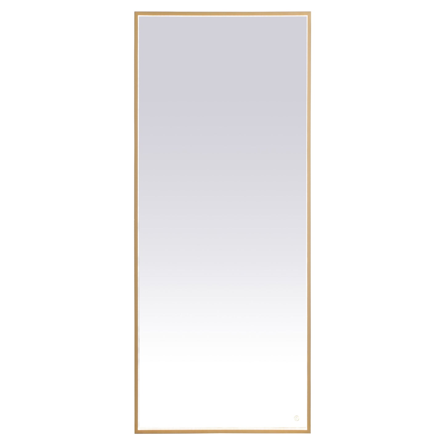 MRE63072BR Pier 72" x 30" LED Mirror in Brass - Adjustable Color Temp