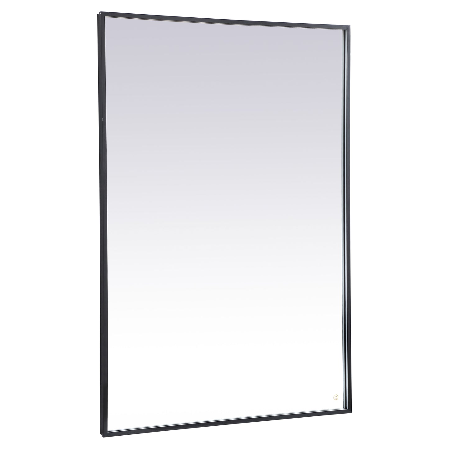 MRE64260BK Pier 60" x 42" LED Mirror in Black - Adjustable Color Temp