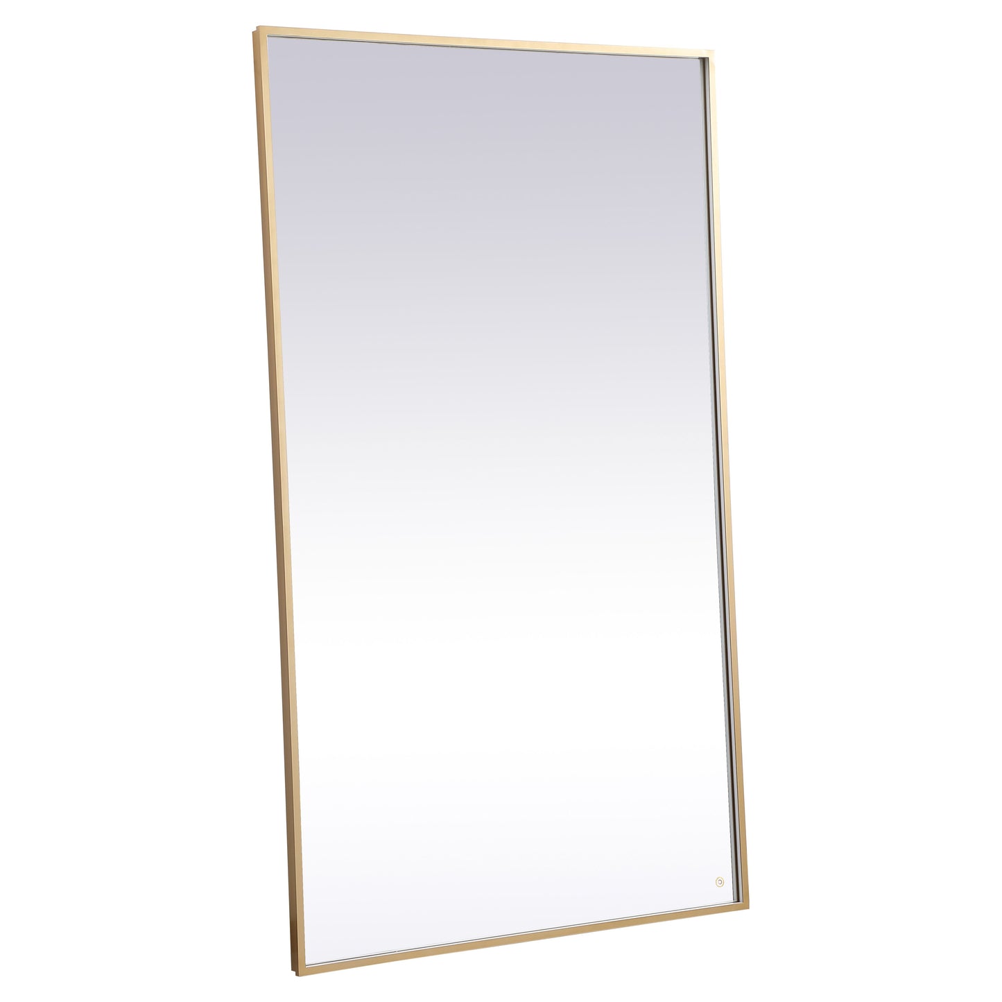 MRE64272BR Pier 72" x 42" LED Mirror in Brass - Adjustable Color Temp