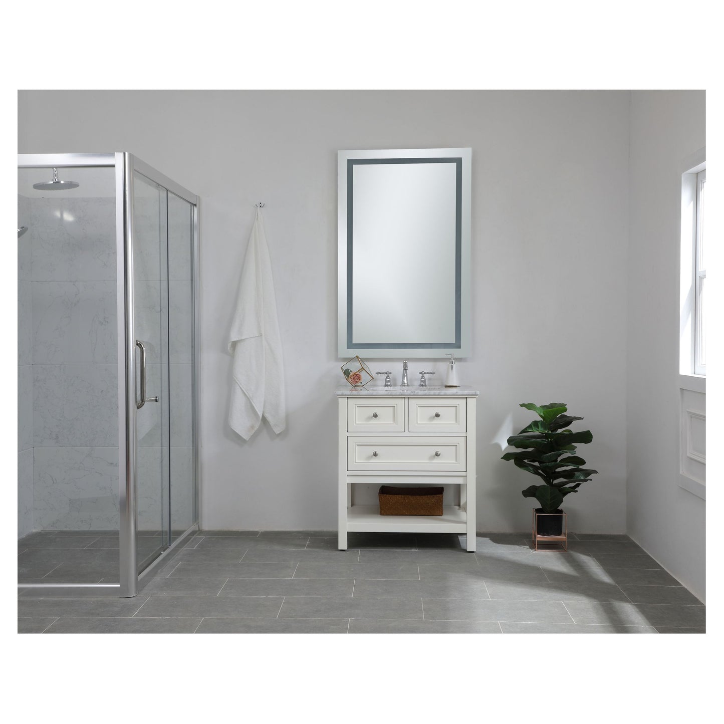 MRE73248 Nova 32" x 48" LED Mirror - 5000K