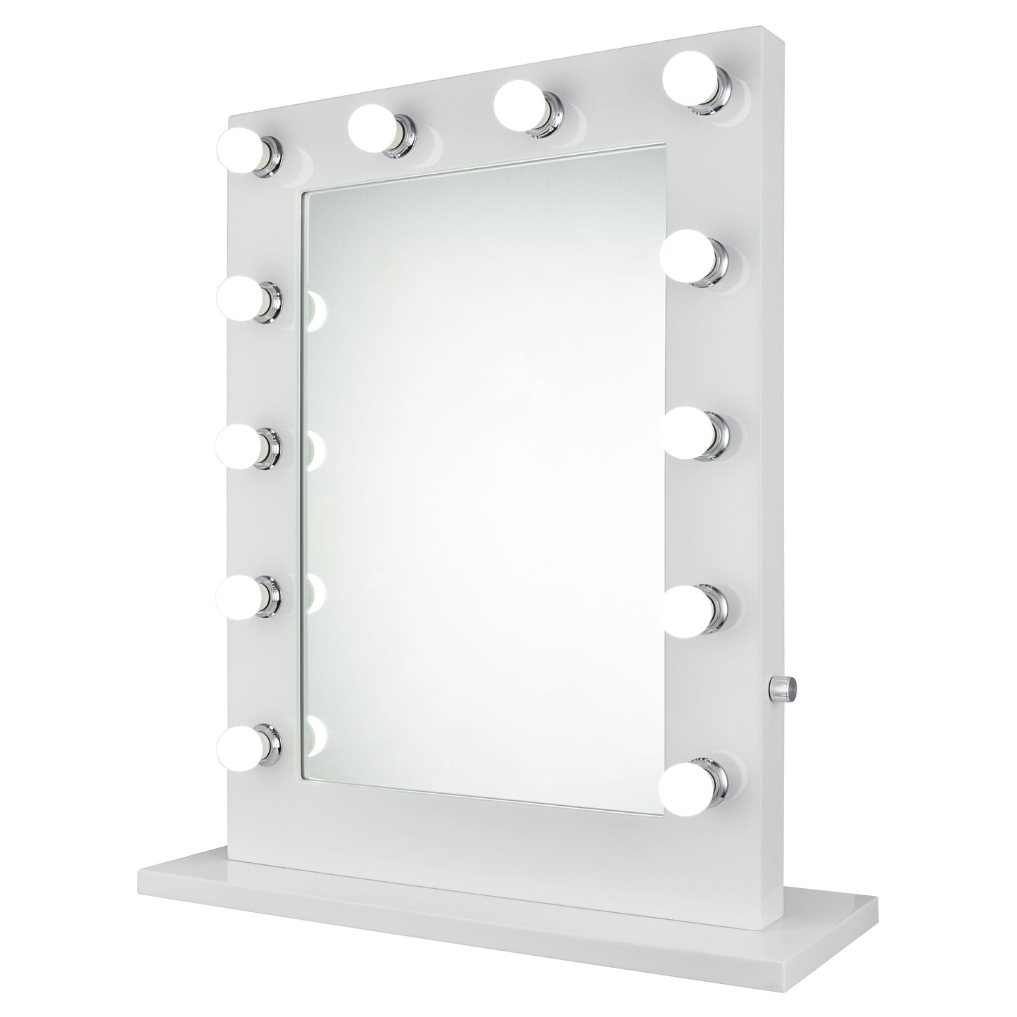 MRE8505K Hollywood 28" x 33" LED Mirror in Glossy White - 5000K