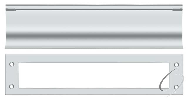 MS0030U26 Mail Slot; Heavy Duty; Bright Chrome Finish