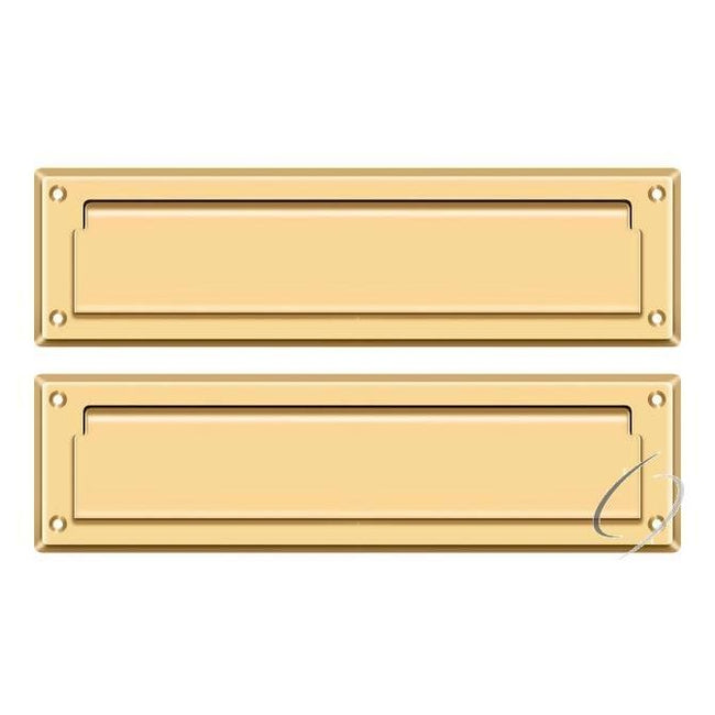 MS212CR003 Mail Slot 13-1/8" with Interior Flap; Lifetime Brass Finish