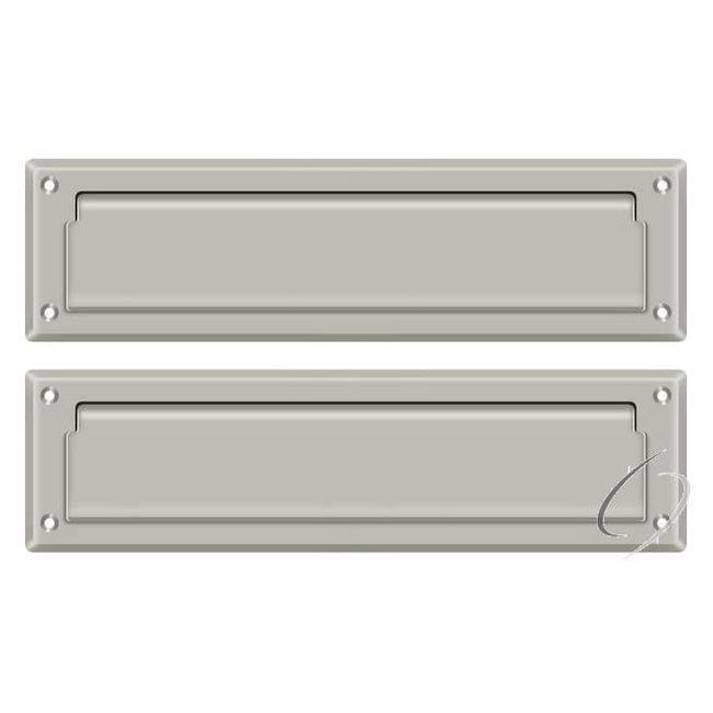 MS212U15 Mail Slot 13-1/8" with Interior Flap; Satin Nickel Finish