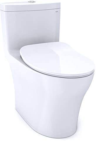 Toto MS646234CUMFG#01 - Aquia IV One-Piece Elongated Dual Flush 1.0 and 0.8 GPF Universal Height, WA