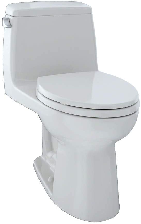 Toto MS854114EL#11 - Eco Ultramax ADA Elongated One Piece Toilet, Colonial White