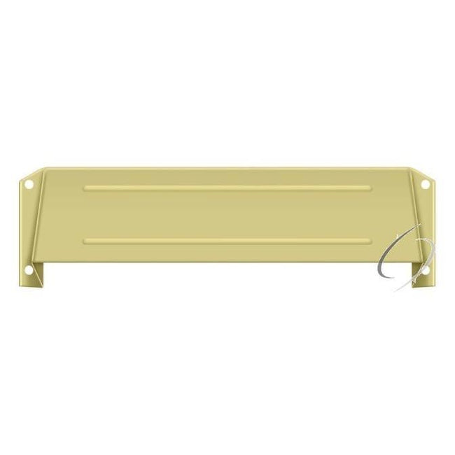 MSH158U3 Letter Box Hood; Bright Brass Finish