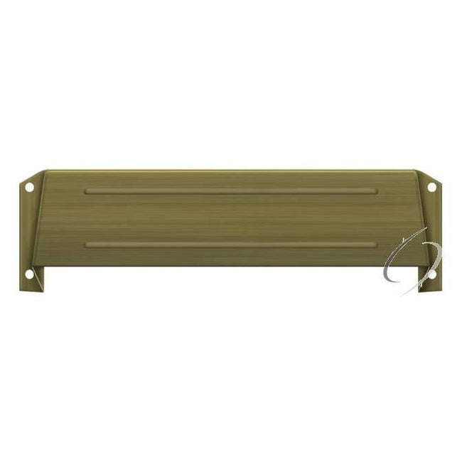 MSH158U5 Letter Box Hood; Antique Brass Finish