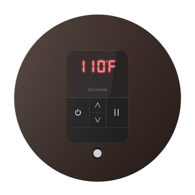 iTempo Round Steam Shower Control in Oil Rubbed Bronze