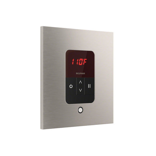iTempo Square Steam Shower Control in Brushed Nickel