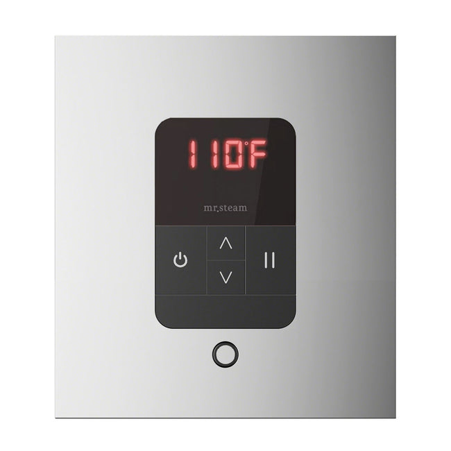 iTempo Square Steam Shower Control in Polished Chrome
