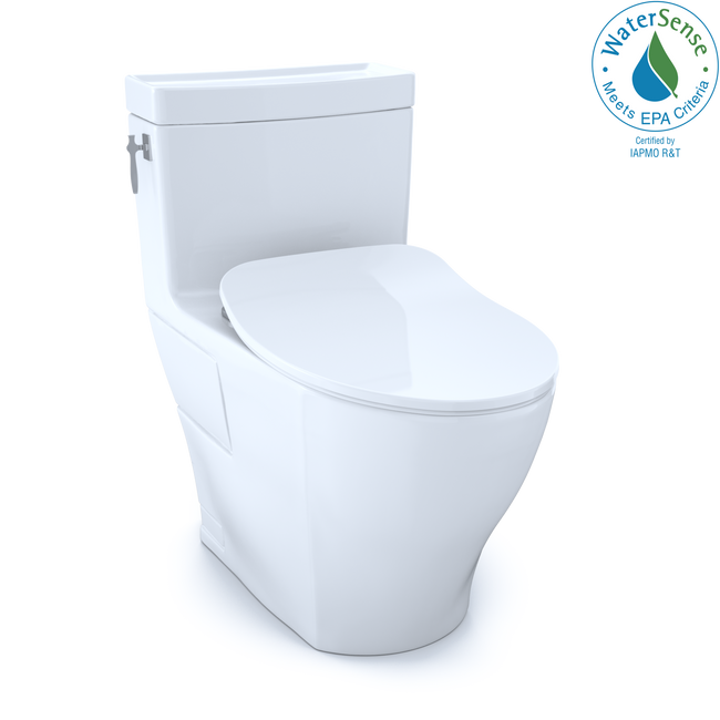 MS626234CEFG#01 - Aimes One-Piece Elongated Toilet - CEFIONTECT and SoftClose Seat - White