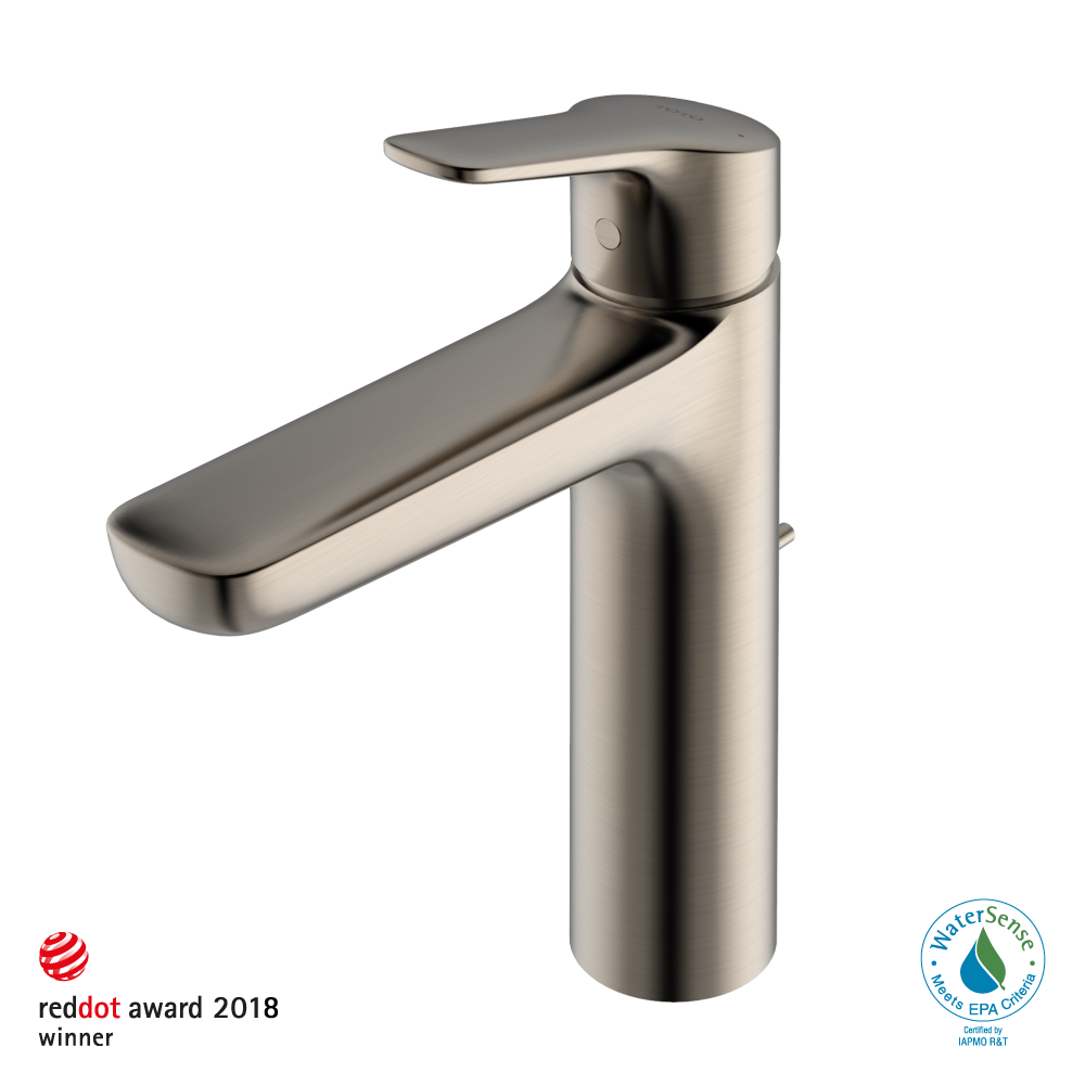 Toto TLG03303U#BN - 1.2 GPM Single Handle Semi Vessel Bathroom Faucets- Brushed Nickel