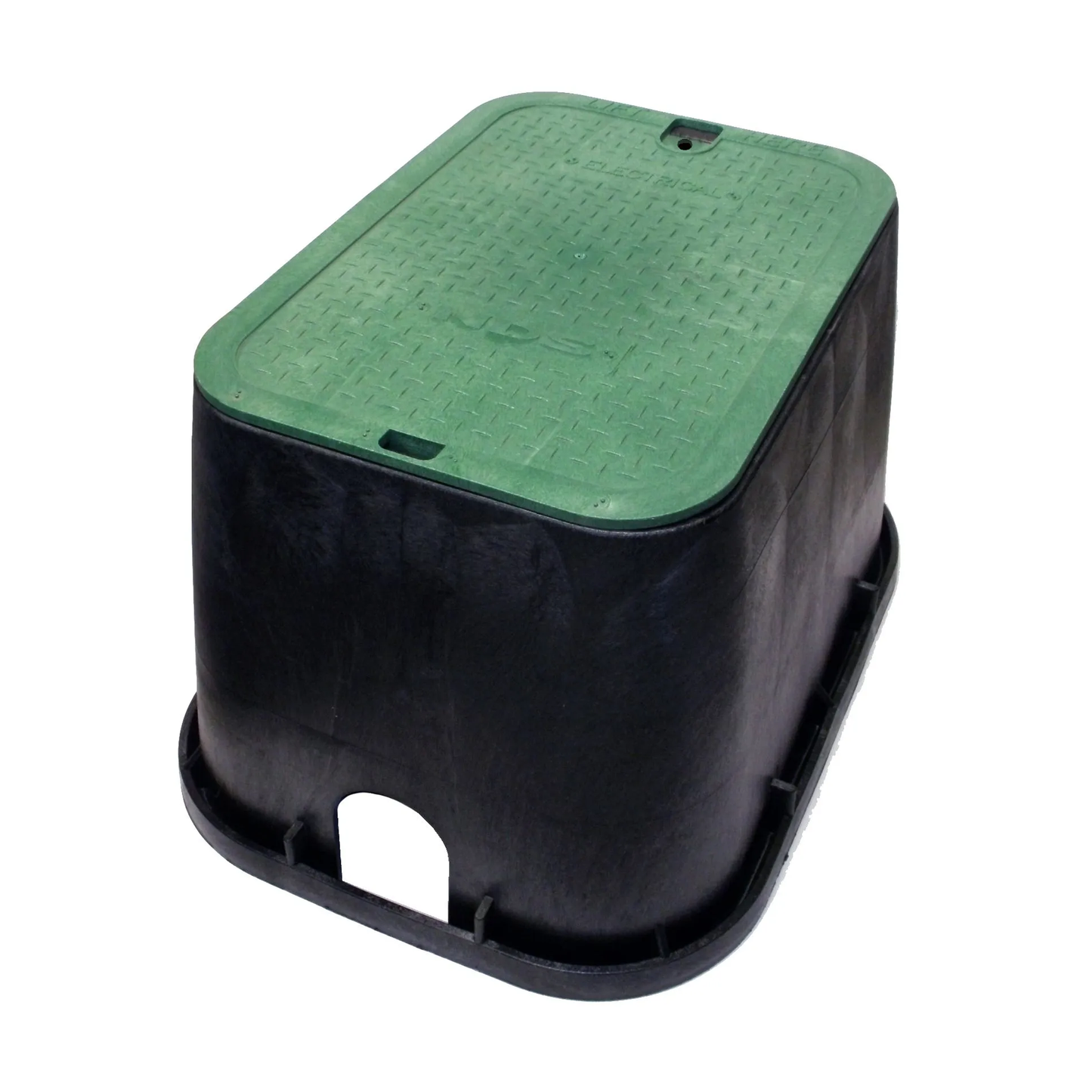 NDS 113BC - 14" x 19" Standard Series Valve Box, Black Box / Green Cover