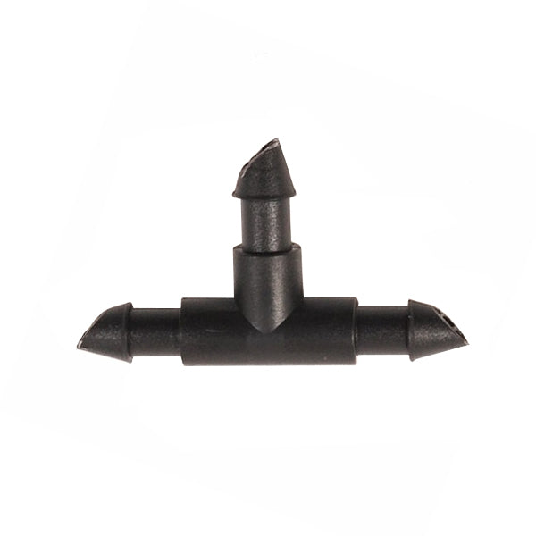 NDS T 250 - 1/4" Insert Tee, Barb x Barb x Barb
