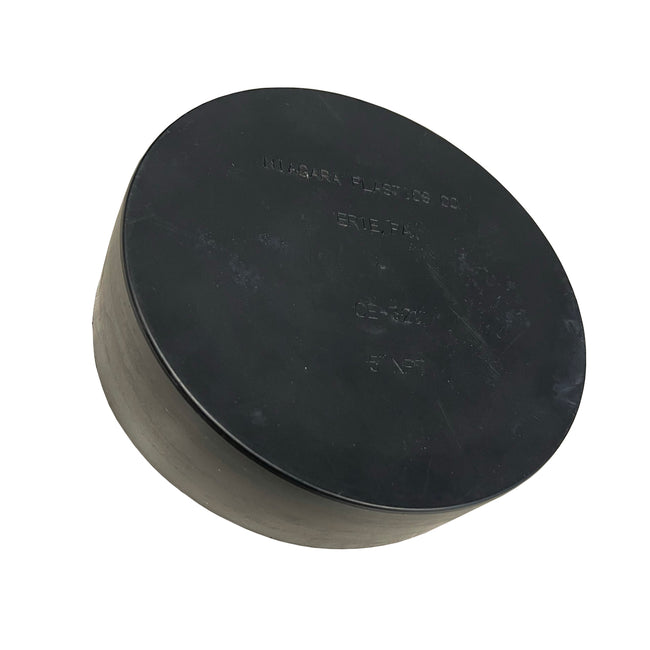 Niagara Plastics CE-321 - Niagara Plastics CE-321 5" Molded Plastic Pipe Cap