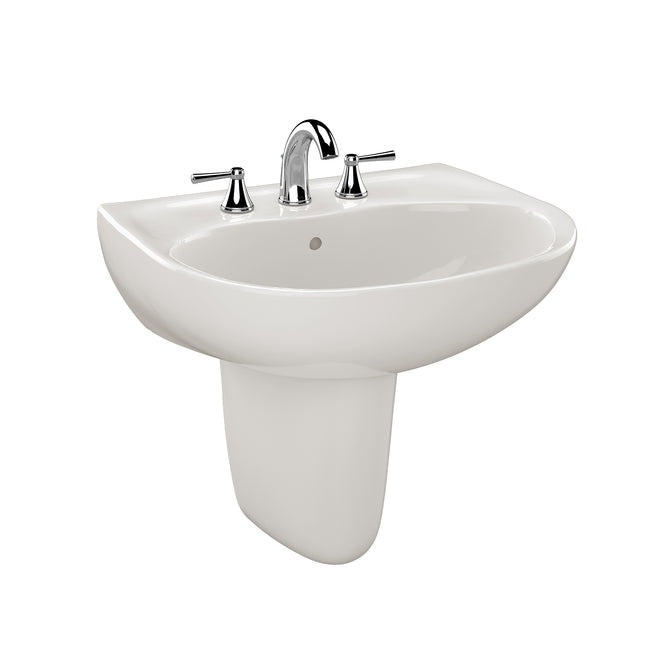 Toto LHT241.4G#11 - Supreme 22-7/8" Wall Mounted Bathroom Sink with 3 Faucet Holes Drilled, 4" Cente